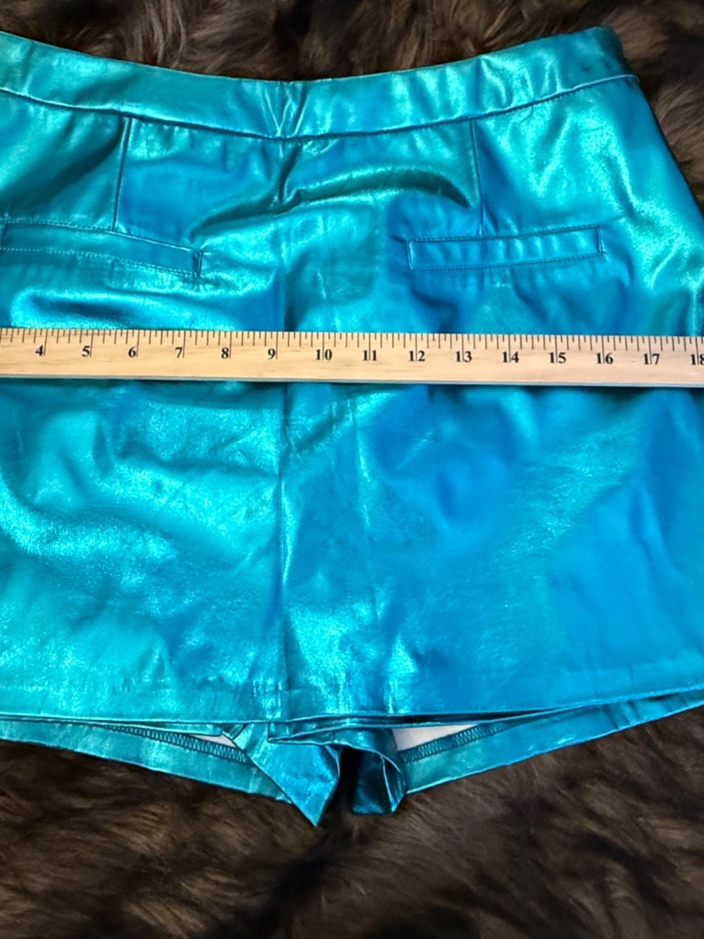NWT Buddy Love Skort in Metallic Teal (Medium) - Picture 4 of 14